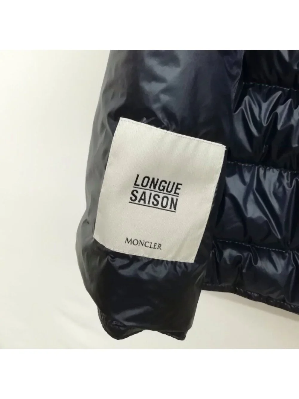 Moncler Gui Down Vest Logo Patch 2 Navy